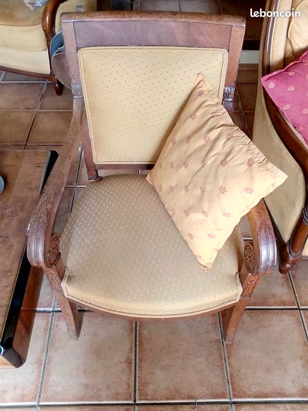 Fauteuil Empire Très Bon état Antiquités (image 4)