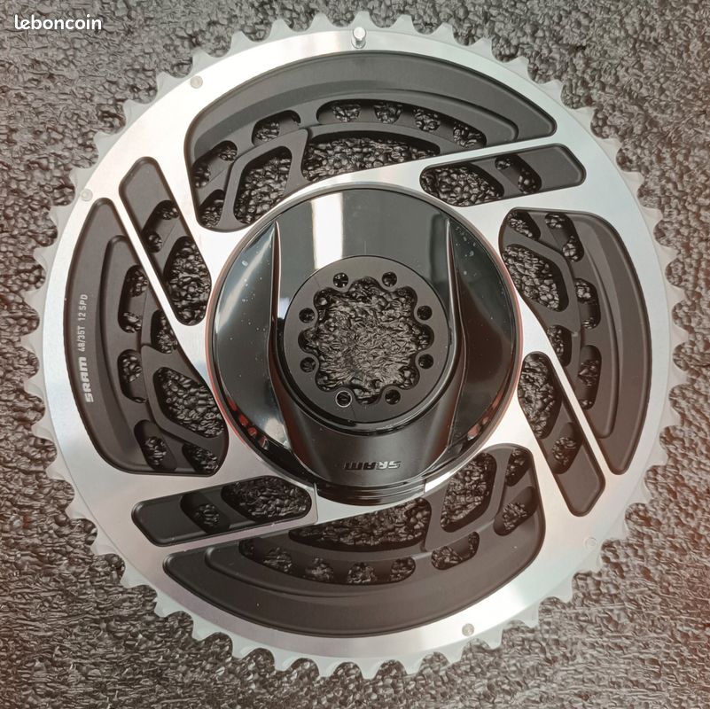 Plateau Compteur De Puissance Quarq SRAM Rouge AXS - 12 Vitesses, 46/33, Vélo Route