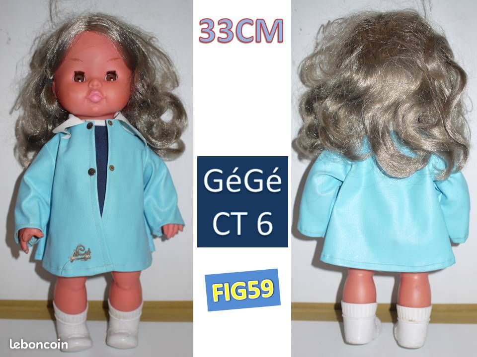 Poupée Gégé Pitchounette 1973 – CT 7 – Habit D’origine – Collection Vintage