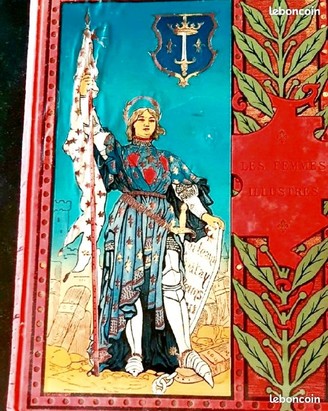 Livre ancien fin du XIX ème Nouvelle Galerie des Femmes illustres de la France par Jeanne Delaunay (image 1)