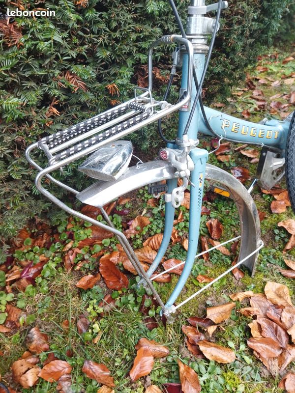 Ancien Porte Bagage avant acier chromé pour Vélo ancien - Old