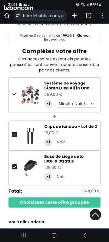 Poussette trio + base isofix (image 7)