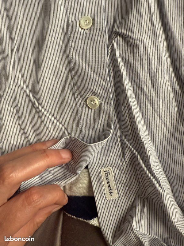 Chemise femme bi-matiere faconnable (image 3)