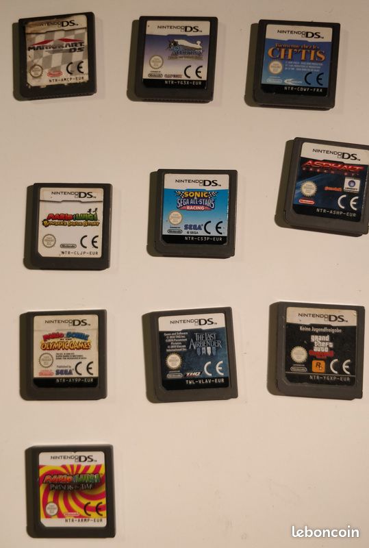 Vends lot de 10 bon jeux pour DS (image 1)