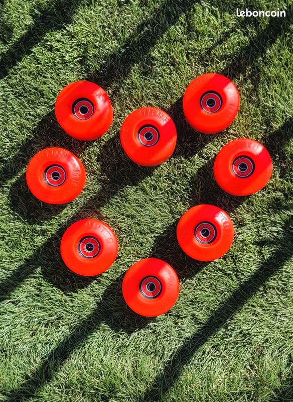 4 roues de roller en ligne avec roulements pour PLAY 3 enfants 63mm / 82A OXELO