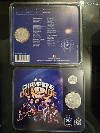 Piece argent 10 euros collector coupe du monde 2018 - Collection