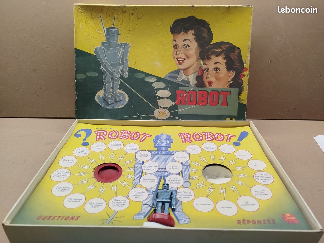 Jeu De Société Ancien Robot - Jumbo - Éducatif Pour Enfants 8-11 Ans