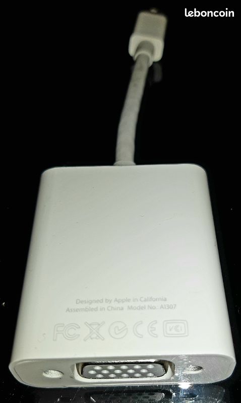Adaptateur Apple Mini DisplayPort vers VGA A1307 (image 2)