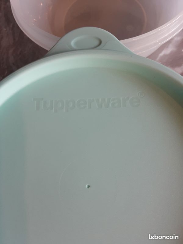 Boîtes Conservation Lot Tupperware - 2x1.1L + 2x500ml Noir Récipients Empilables Sans BPA