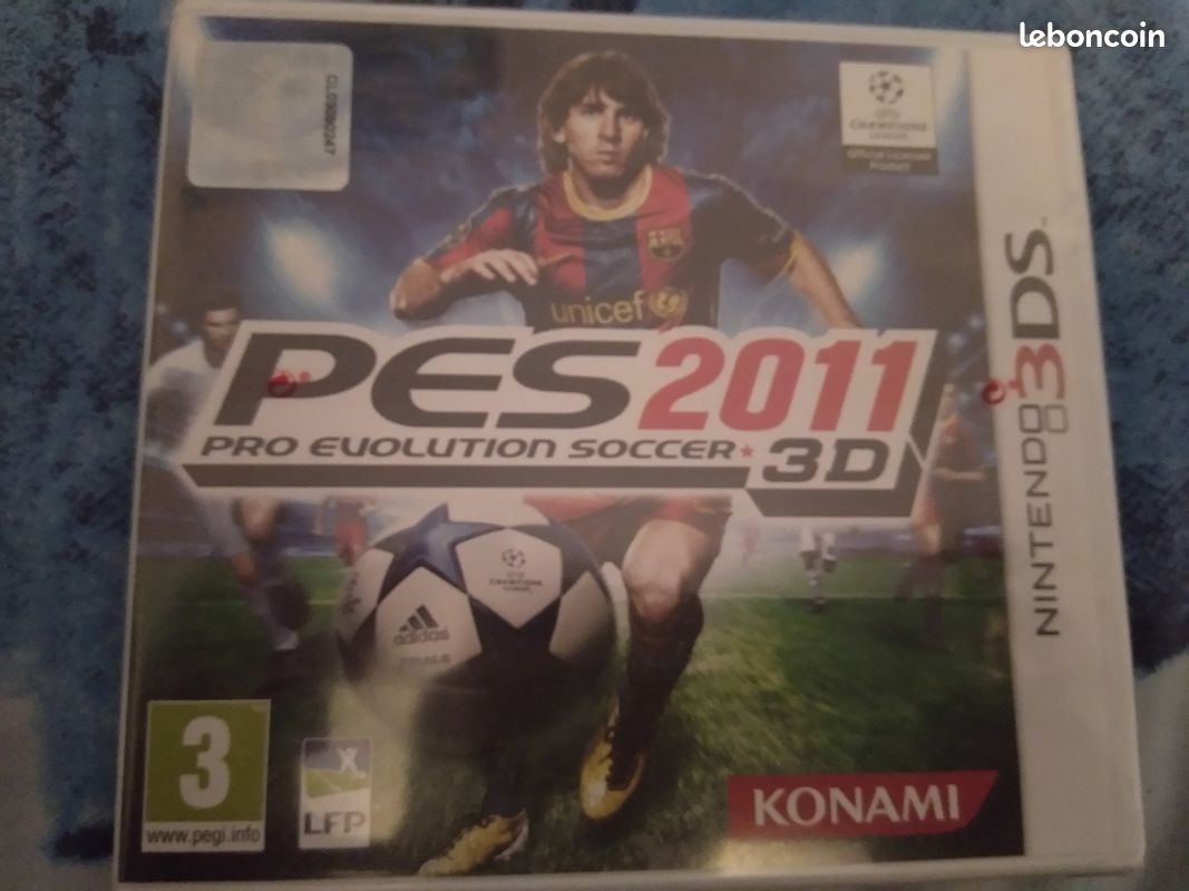 PES 2011 Pack Version Complète PS3 - PAL FR - Avec Boîtier Et Notice