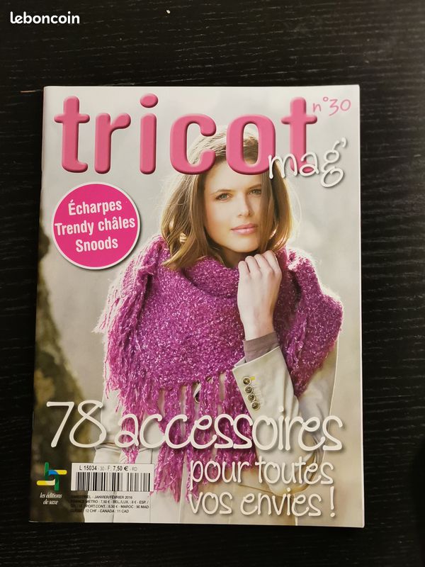 [284]tricot magazine : 78 accessoires pour toutes vos envies(-50%) (image 1)