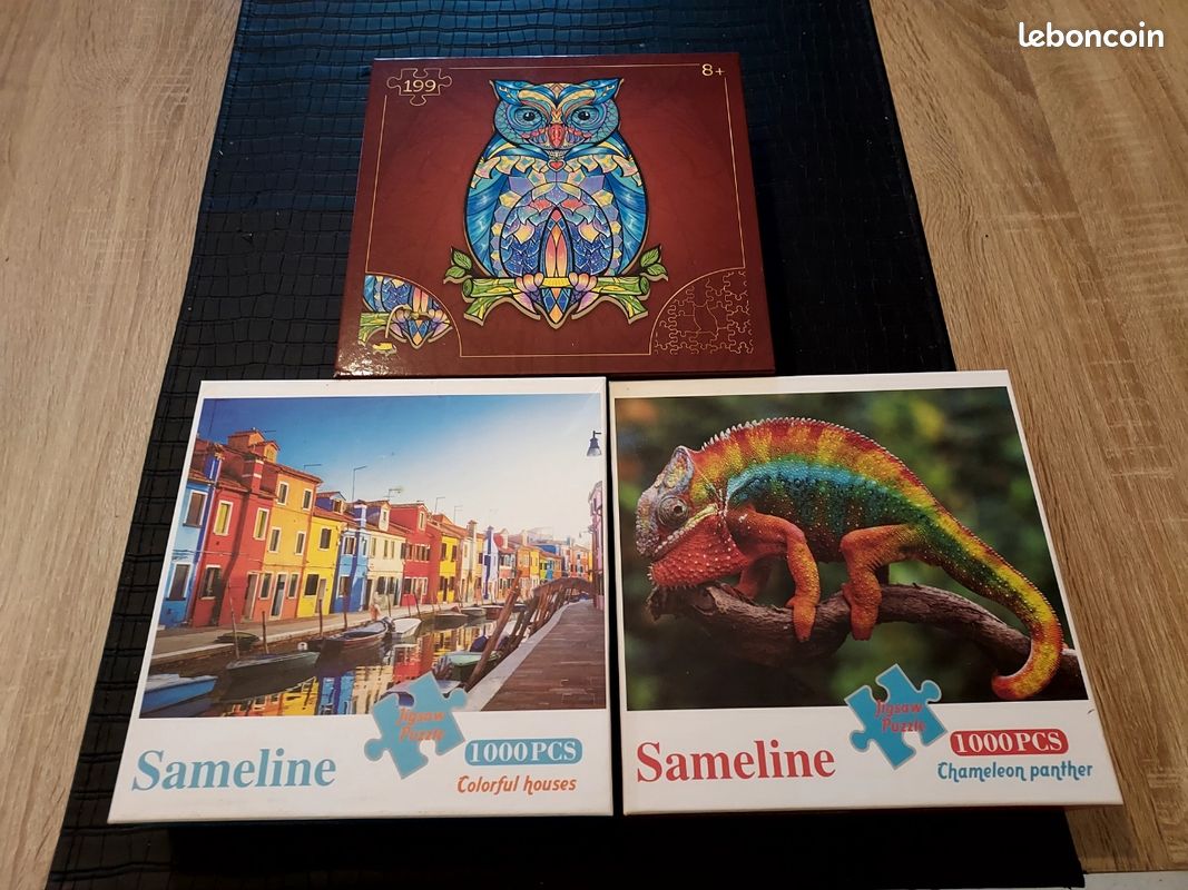 Lot 3 puzzles neufs (image 1)
