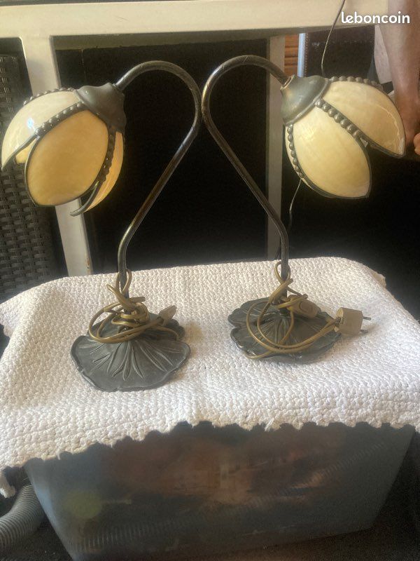 Paire de lampes anciennes (image 2)