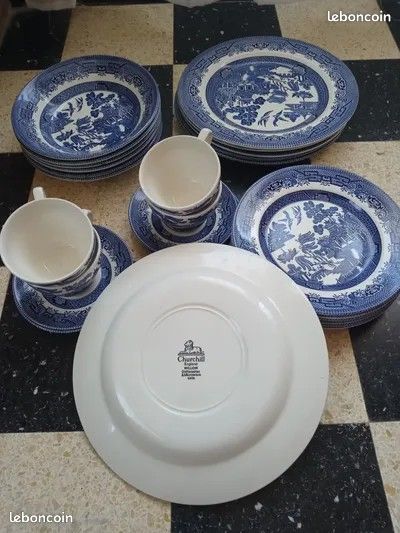Service de vaisselle Churchill blue England (image 2)