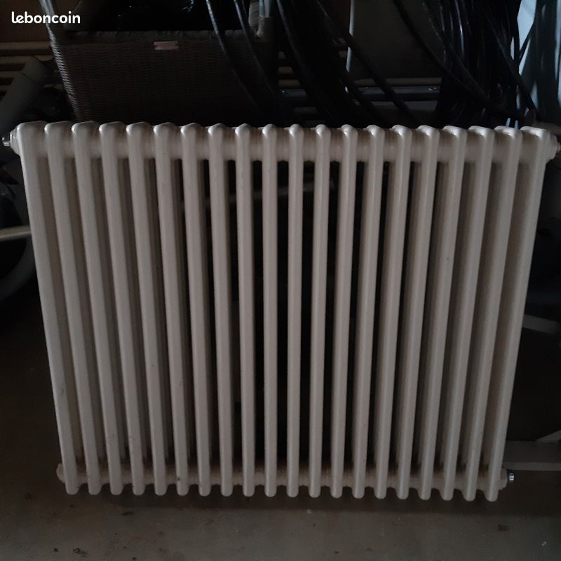 Radiateur blanc acier état neuf (image 1)