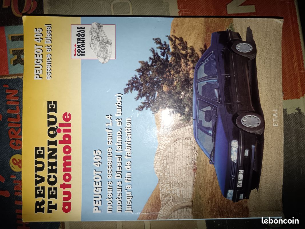 Revue Technique Automobile Peugeot 405 - Manuel D'atelier Occasion En Bon état