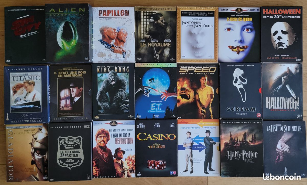 Lots films DVD édition collector digipack (image 1)