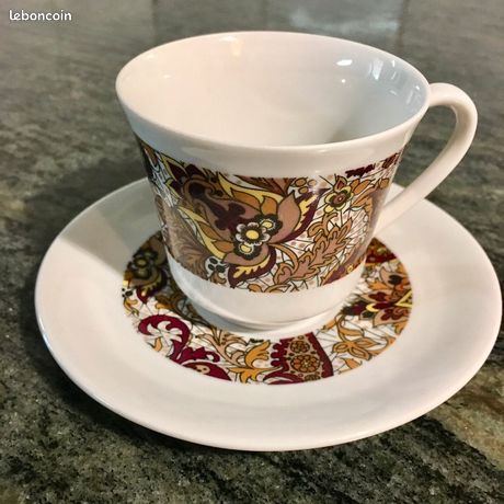 Mug Ancien Vintage Seltmann Bavaria Années 60-70 - Faïence Blanche - RARE