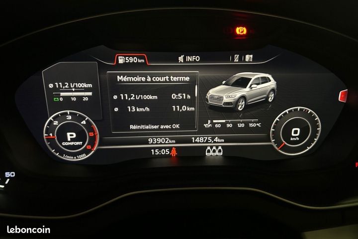 AUDI Q5 40 TDI 2.0 190 QUATTRO S TRONIC 7 S Line 190Ch Garantie 12 mois (image 11)