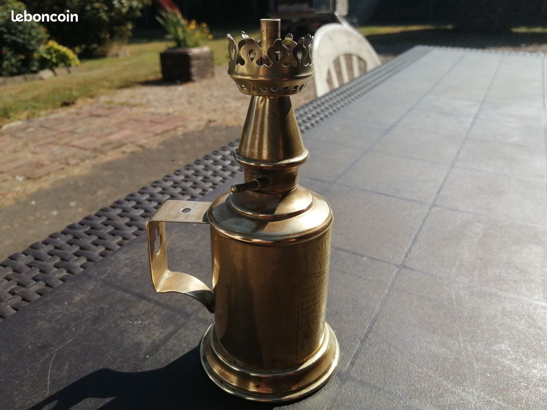 Ancienne lampe pigeon olympe (image 1)