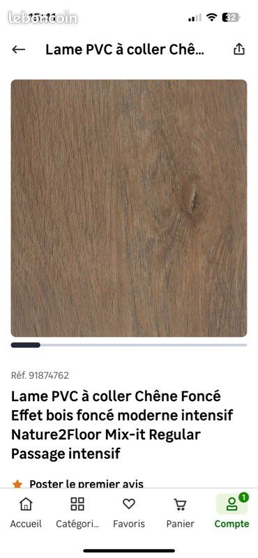 Lattes de parquet neuves Leroy merlin passage intensif (image 3)