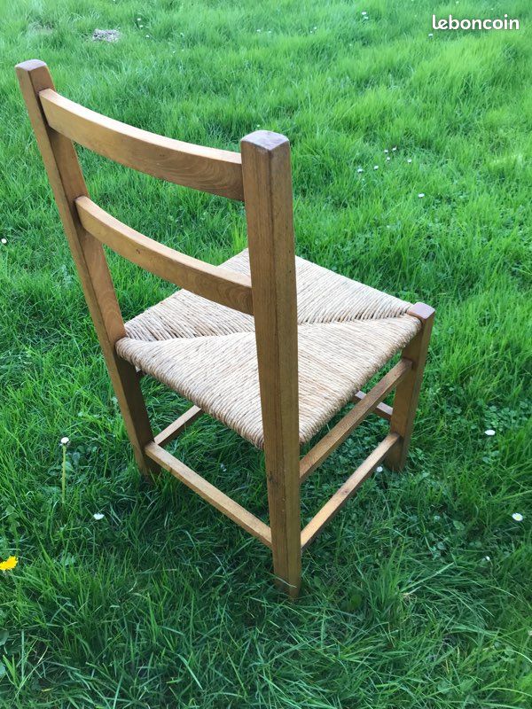 4 chaises en paille (image 2)