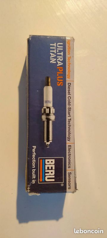 Bougie BERU ultra plus "titane" UTP8 (image 1)