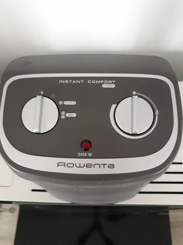 Rowenta radiateur soufflant 2400w instant comfort aqua boost