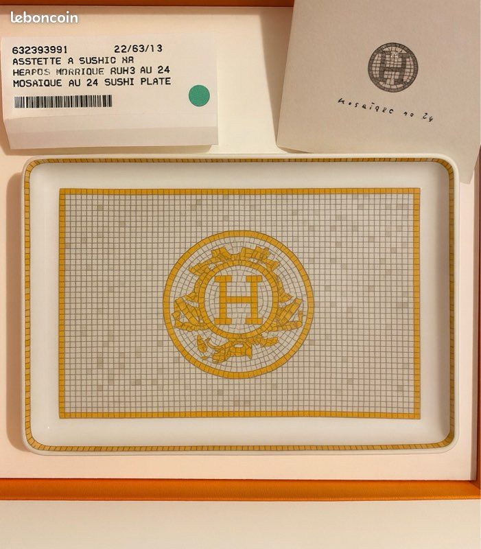 PUIFORCAT HERMÈS POMPÉI Assiettes Dessert desert plates EUR 120,00
