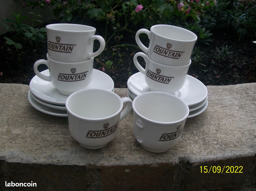Tasses Neuves Fountain Origine 20 Ans, (image 5)