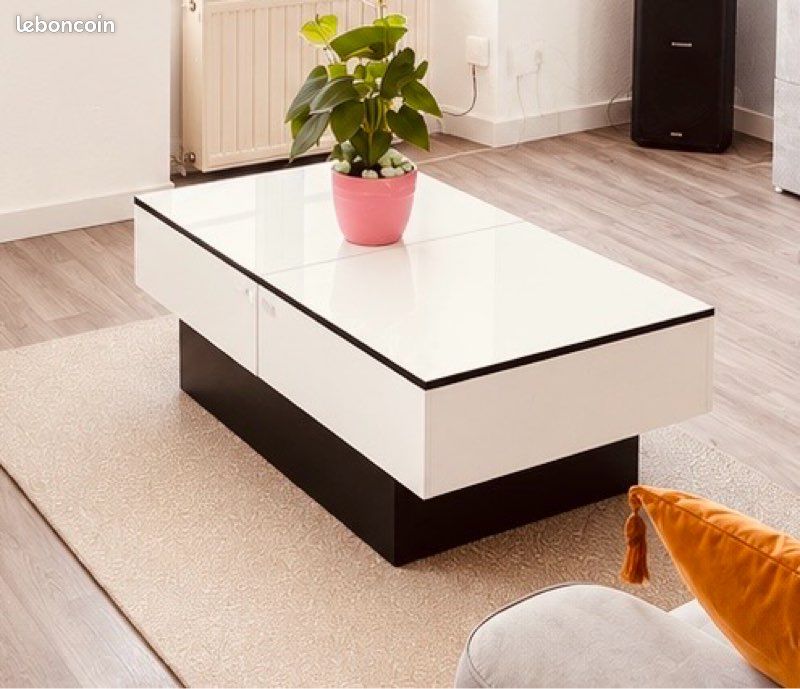 Ensemble Canapé Electrique Relax anti taches + Table basse Bar avec rangement intégré (image 3)