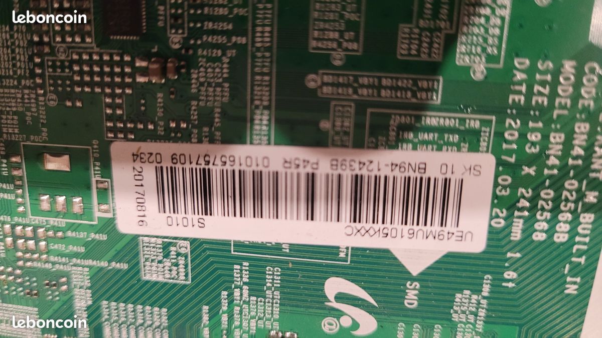 Carte Mère NEC V423 - Réf. JQCCB0NN0610D0Q - Pour TV NEC - Ouverte (jamais Utilisée)