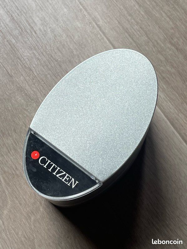 Boîte à Montres Vintage en Simili Cuir et Tissu de Citizen, 1970s