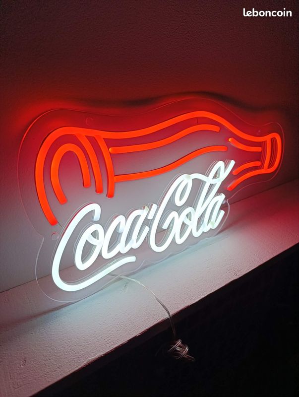 Enseigne lumineuse Coca-Cola - Décoration