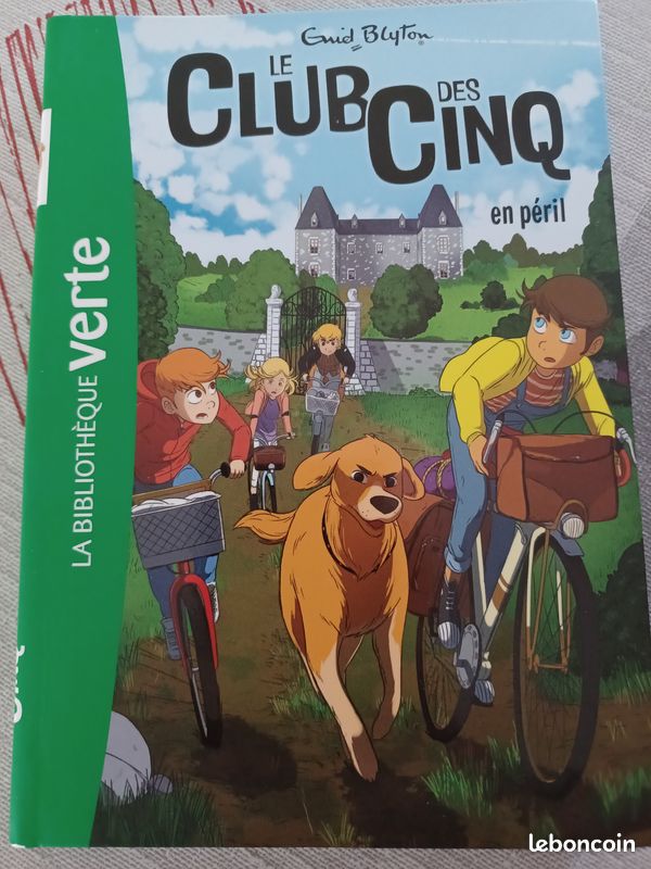 Lot 5 tomes (1 à 5) le club des cinq bibliothèque verte 8-12 ans (image 9)