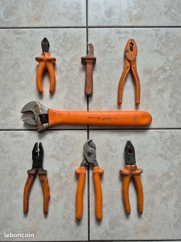Lot outils isolés 1000V DERANCOURT Electricien (image 6)