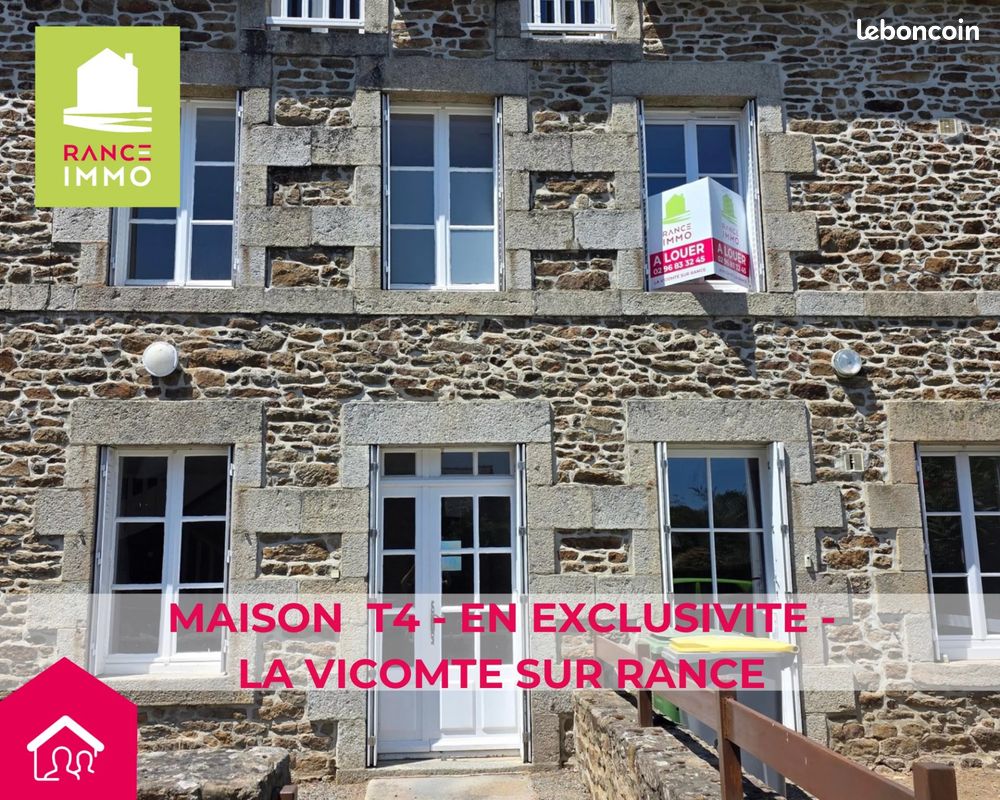 Maison 5 pièces 88 m² · à La Vicomté-sur-Rance · 88 m² · 830 €/mois