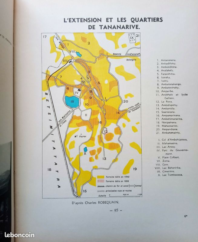 Tananarive,Essai sur ses origines, son développement actuel 1952 (image 4)