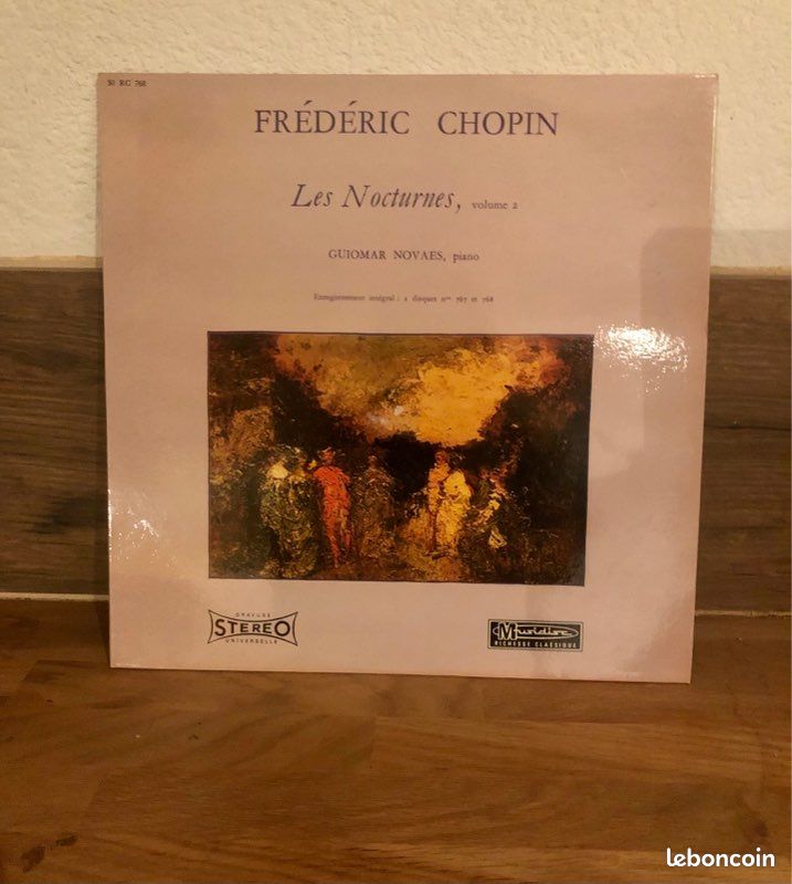 Disque vinyle 33 tours (LP) Frédéric Chopin – Les Nocturnes, volume 2 (image 1)