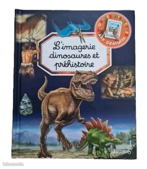 Livre Illustré L'imagerie dinosaures et préhistoire Fleurus (image 1)