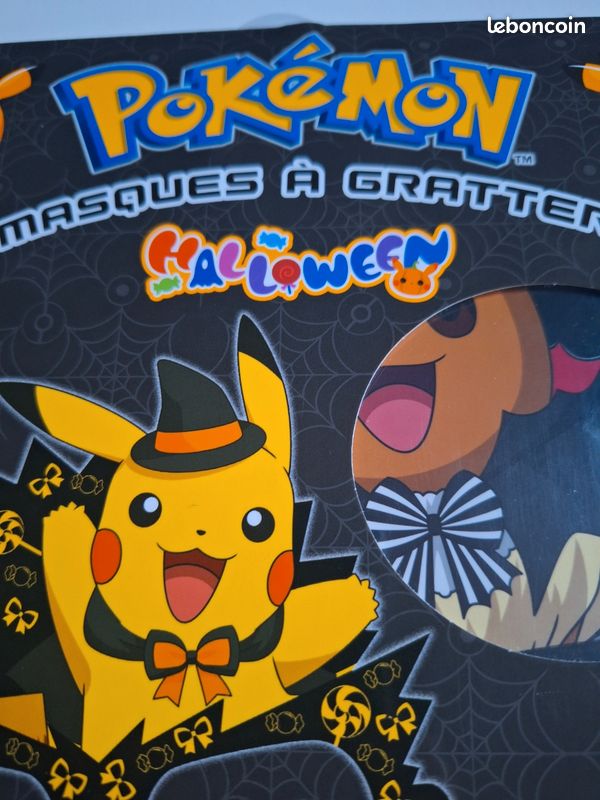 Masques à gratter Pokémon halloween (image 2)