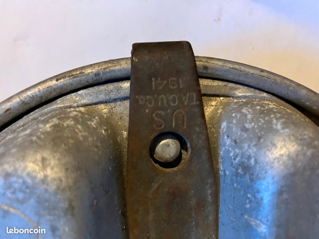 Gamelle et plaque us gravèe 2 guerre (image 3)