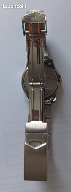 Montre Femme Pulsar Quartz Dorée - Bracelet Cuir Marron, Cadran Blanc (neuf Sans étiquette)