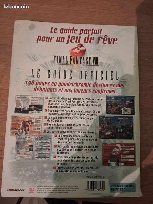 Lot guide final fantasy - Jeux vidéo