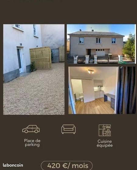 Appartement 1 pièce 18 m² · à Angers · 18 m² · 485 €/mois