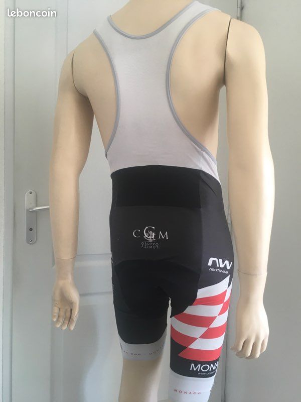Cuissard UC MONACO Team issue modèle court hiver mi saison Taille S (image 4)