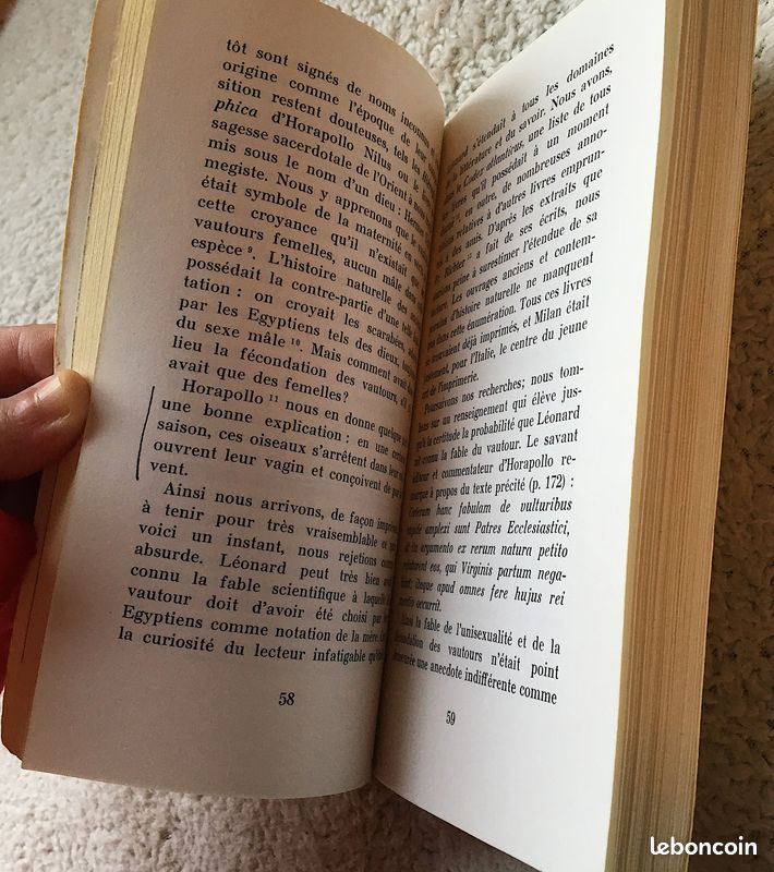 "Un souvenir d'enfance de Léonard de Vinci" de Sigmund Freud - Éditions Gallimard 1977 - Broché - Livre de poche (image 17)