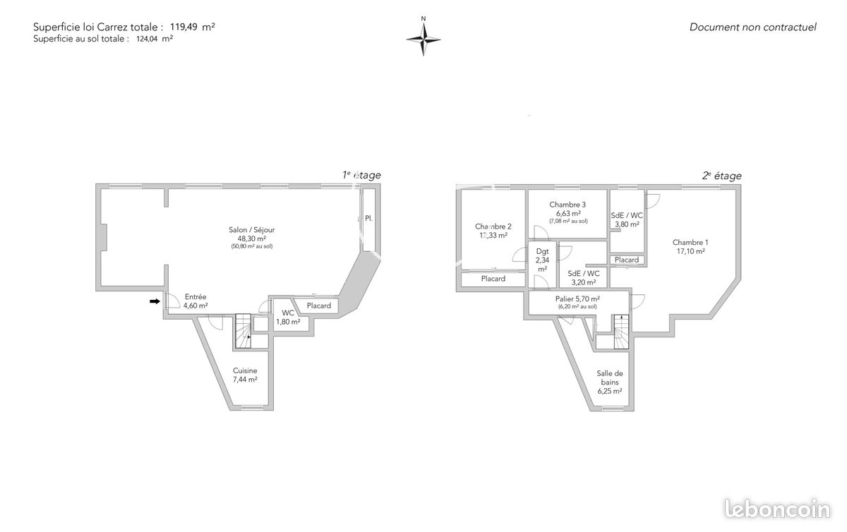 Appartement 5 pièces 119 m² · à Paris · 119 m² · 1 670 000 €
