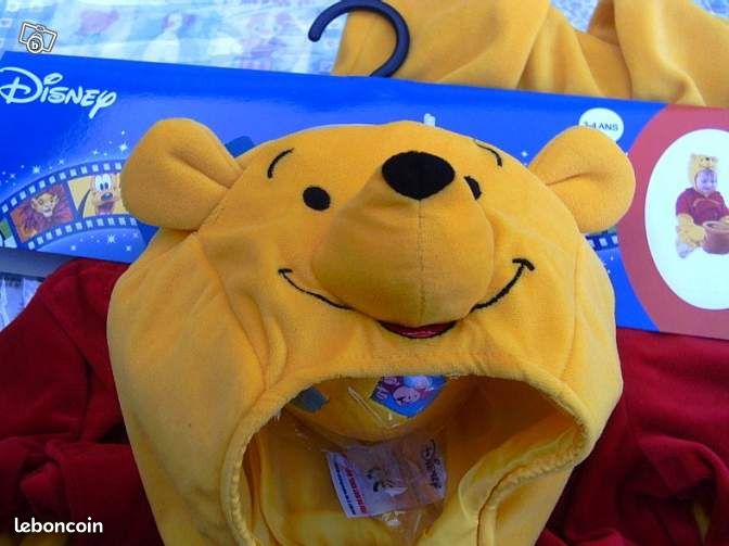 Superbe Déguisement Neuf Winnie l'ourson 3/4 ans (image 3)