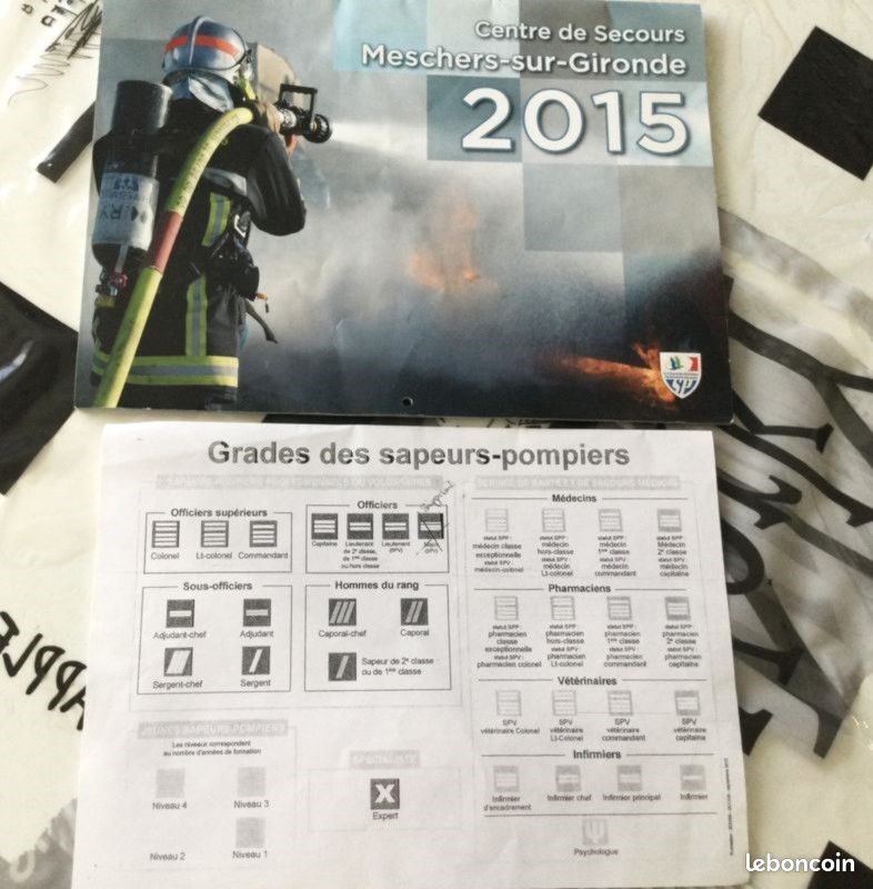 Grand Calendrier des pompiers de Meschers sur gironde 2015 (image 1)